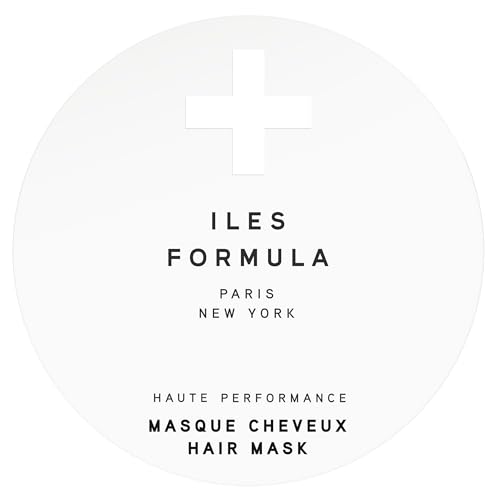 ILES FORMULA Hair Mask – Deep Conditioning Hair Treatment for Dry, Damaged, Frizzy Hair - Lightweight Hair Repair Mask with Tucuma Butter, Macroloba Seed, Vitamins B5 & E | Hydrating, Color-Safe