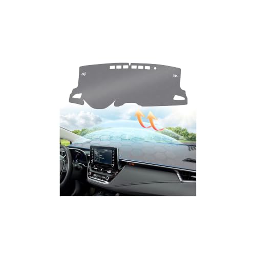 CARTIST Gray Dash Cover for 1997-2000 Chevy Chevrolet Silverado/GMC Sierra C/K 1500 2500 3500&1997-1999 GMC Yukon/Chevy Tahoe Polyester Dashboard Cover Mat Interior Protector Accessories by CARTIST - Used condition - US$26.14