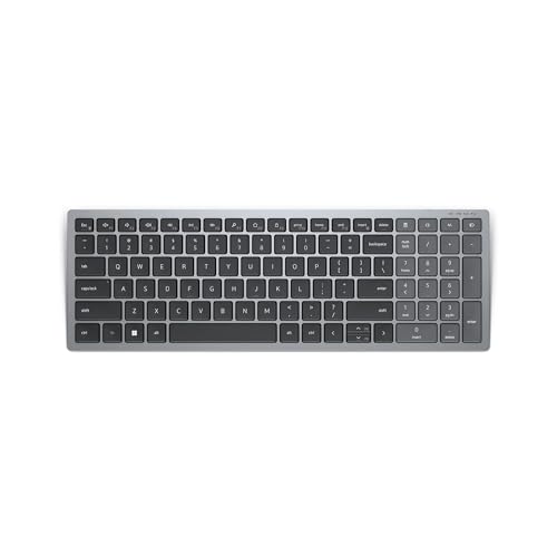 Dell KB740 Clavier RF sans Fil + Bluetooth QWERTY US International Gris, Noir