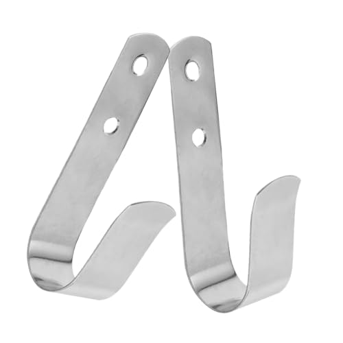 CIYODO 2 Pack Stainless Steel Boat Bumper Hooks Marine Rigging Hooks Sturdy Dock Hook for Yacht Life Buoy Hanger