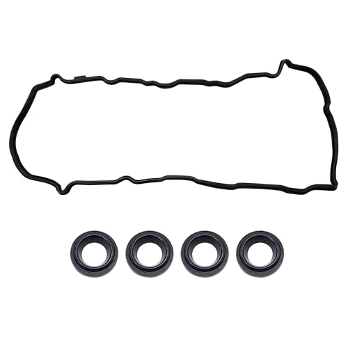 Image of HiSport Valve Cover Gasket Set - Compatible with Nissan 2007-2012 Altima 2.5L 2008-2012 Rogue 2.5L 2007-2012 Sentra 2.5L Eng. Code QR25DE - Replace VS50777R