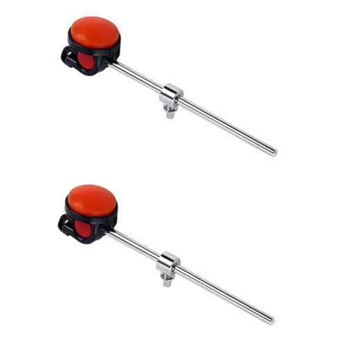 Accesorios para pedal de batería 2 unidades cabezal silicona miniatura 1