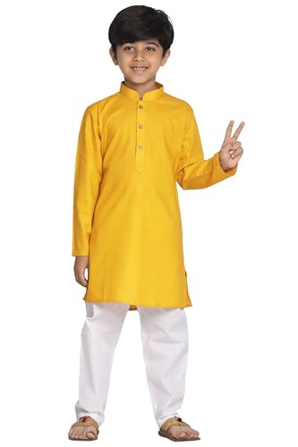 Image of Chandrakala Kids Kurta Set for Boys Indian Ethnic Wear (KK117-P)