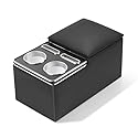 CEMOFE Universal Mittelkonsole Auto mit Ablagen Staufach, Mittelkonsole Box mit Getränkehalter und Handyhalterung, Mittelkonsole Organizer Auto Rückbank & Beifahrersitz für Bus, LKW, MPV, SUV, Auto