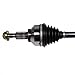 CV Axle Front Pair, CV Joint Axle Drive Shaft Replacement Constant Velocity Half-Shaft Assemblies for Dodge Journey 3.6L AWD FWD 2014 2015, for Dodge Avenger 3.5L 2008 2009 2010 Driver Passenger Side