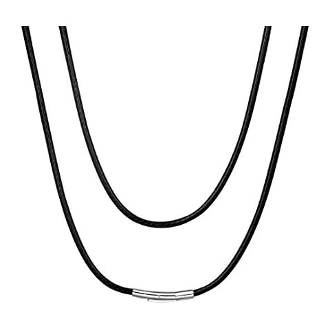 ChainsHouse Black Rope Necklace for Men Cover