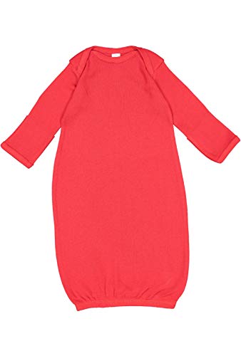 RABBIT SKINS Infant Baby Rib Layette, Red, Newborn