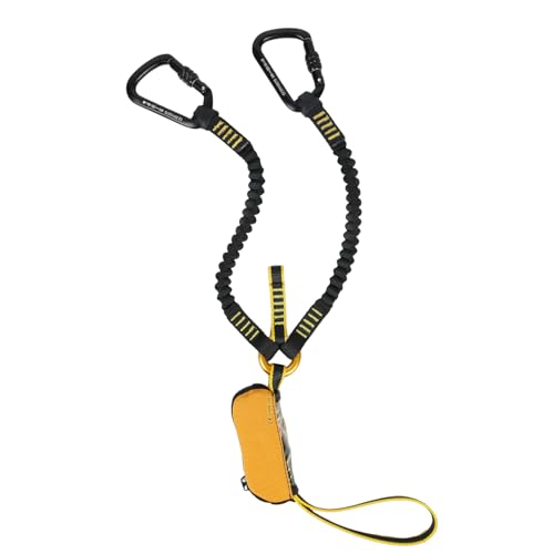 EUNEWR Klettersteigset, via ferrata Set, klettergurt Herren, kletterausrüstung (28kN)