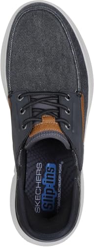 Image of Skechers Men's Hasting Niko Loafer | Casual, Slip-ins, Relaxed Fit, Air-Cooled Memory Foam, Vegan