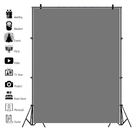 Fondo gris fotográfico Renaiss 3x5ft miniatura 5