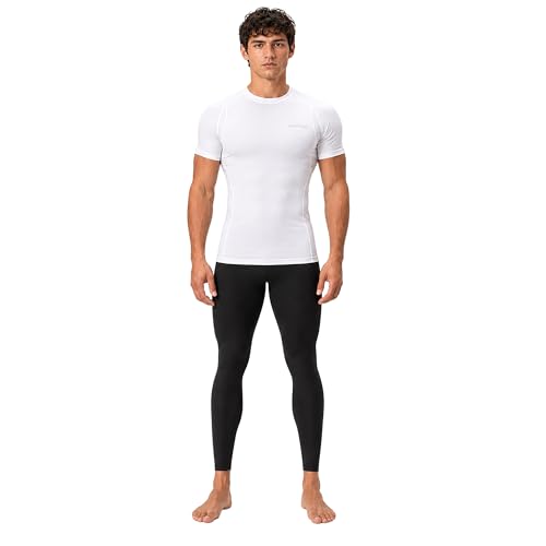 Image of DEVOPS 3 Pack Men's Athletic Short Sleeve Compression Shirts