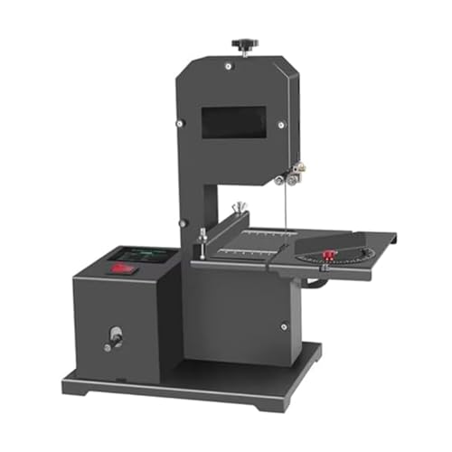 HMLSYZX Torno Mesa Eléctrico 1750RPM Sierra de Cinta para Madera Inclinable 0-45° Altura de Corte