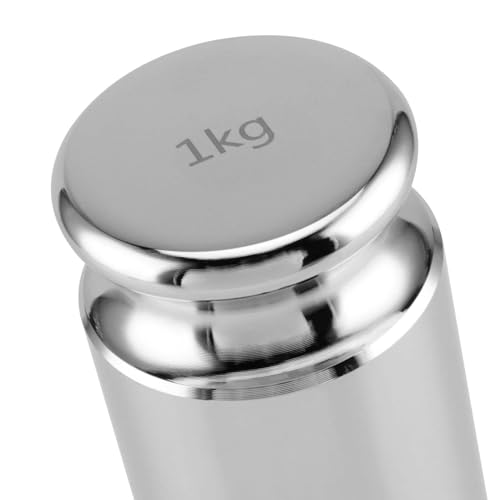 SINJEUN 2 Pack 1 Kg Calibration Weight, 1000 Kilogram Precision Steel Calibration Weight with Storage Case, Chrome Finish Calibration Weight for Digital Scale - Image 5