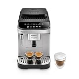 De'Longhi Magnifica ECAM292.33.SB, Macchina da caffè Automatica, Chicchi macinati al momento, 4 Bevande One Touch, Montalatte classico, Spegnimento Programmabile, Argento