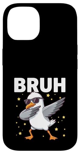 Bruh Dabbing Seagull �T���O���X �ʔ��� �y�������� ���킢������ �X�}�z�P�[�X iPhone 14 �p