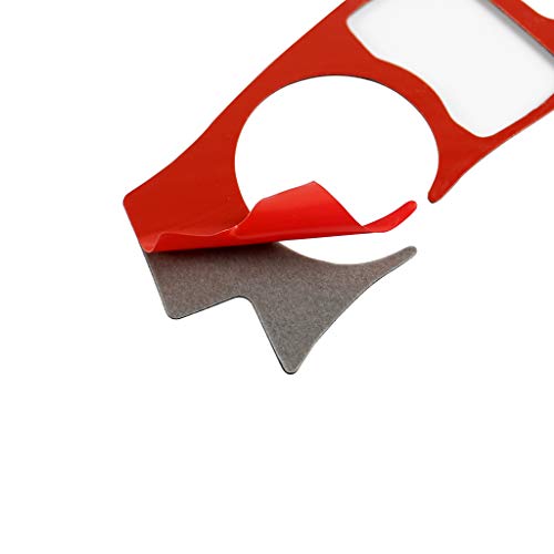 NVCNX Car Dash Button Panel Cover Decal Compatible with Lexus ​IS250 2014 2015 / IS200t 2016 2017 / IS300 2016-2020 / IS350 2014-2020 Carbon Fiber Interior Trim Accessories Black - A