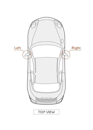 Miroir de remplacement抗反射 dégivrant pour Range Rover L322 - 7