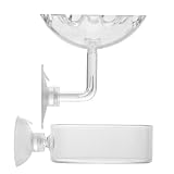 CORHAD 2 Piezas Platos Transparentes para Alimentación De Camarones Acuario De Bowls De Alimentación Prácticos Y Duraderos para Peceras