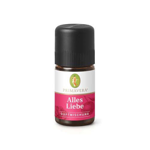 PRIMAVERA Duftmischung Alles Liebe 5 ml - Rose Mandarine und Neroli - Aromaöl Duftöl ätherisches Öl - Aromatherapie - vegan