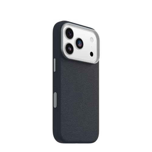 Image of OtterBox iPhone 17 Pro Symmetry Series Cactus Leather Case - Blue Sentiment - Slim, Premium Protective iPhone Case