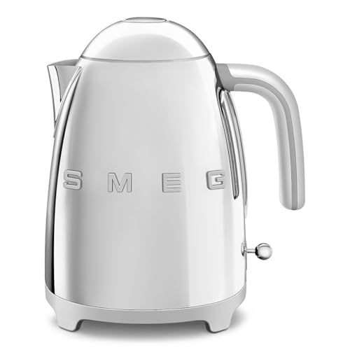 Smeg, KLF03SSEU 1.7L Wasserkocher, Soft-Opening-Kannenverschluss...