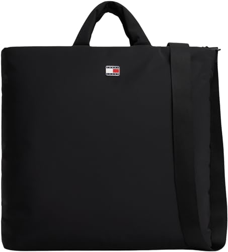Tommy Hilfiger Bolsa para computadora TH FOUNDATION AM0AM13626 para hombre, color negro (negro), talla única, Negro (Negro), One Size