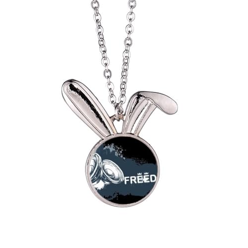Collier lapin hip-hop pendentif graffiti le cadeau parfait pour fan de street culture