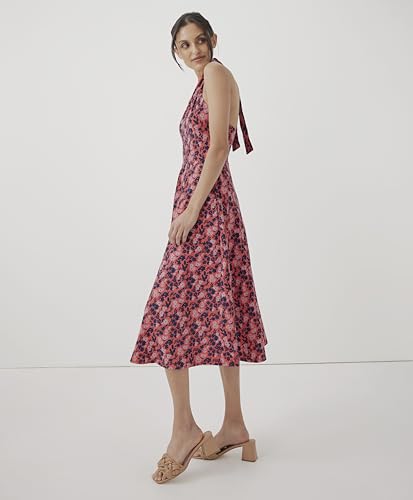 Image of Pact Organic Cotton Women's Fit & Flare Halter Dress