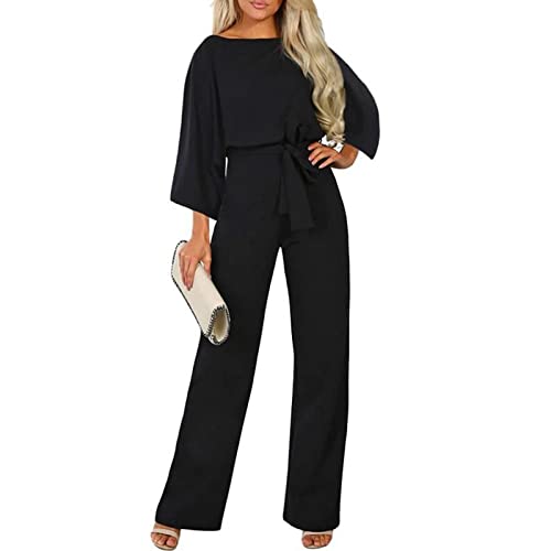 Overall Damen Elegant Overall Romper Strampler Lässiger Ladies Festlich...