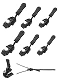 Reissverschluss Reparatur Set UMFANG: Sie erhalten 12 schwarze Reißverschluss-Reparatursets, darunter 2 kleine Universal-Reißverschlüsse, 2 mittlere Universal-Reißverschlüsse, 2 große Universal-Reißverschlüsse und 6 dünne Reißverschluss-Zieher. Reichlich Menge und verschiedene Größen für Ihren täglichen Gebrauch und Ersatzbedarf