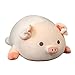 Maialino Rosa Peluche, Bambola di Peluche Maialino di Peluche Soft Huggable Coccola Cuscino Farcito Maiale Giocattolo, Animale Cuscino Lungo Peluche Cuscino, Maiale rosa occhi rotondi 50cm