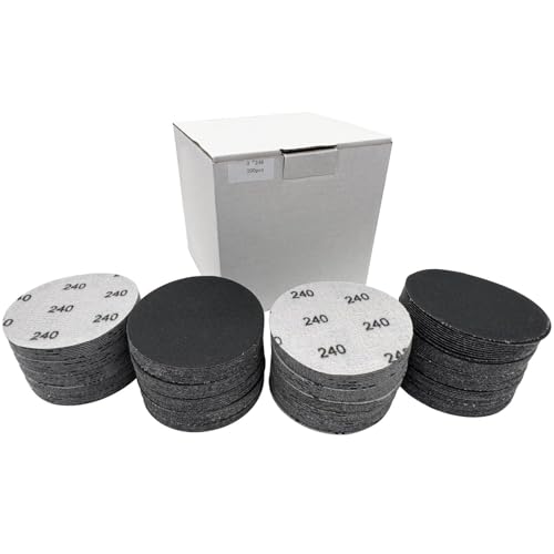 Discos de Lijado de 75mm para Uso en Seco y Húmedo, Set de 30 Piezas, Granos 1000/1500/2000/3000/4000/5000, Ideal para Pulido de Metal y Madera, Papel de Lija de Alta Durabilidad
