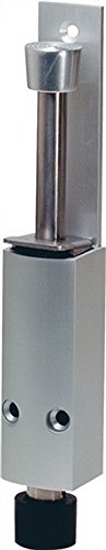 Preisvergleich Produktbild KWS Türfeststeller 1224.02 90mm Hub Alu.silberfarbig einbrennlack.