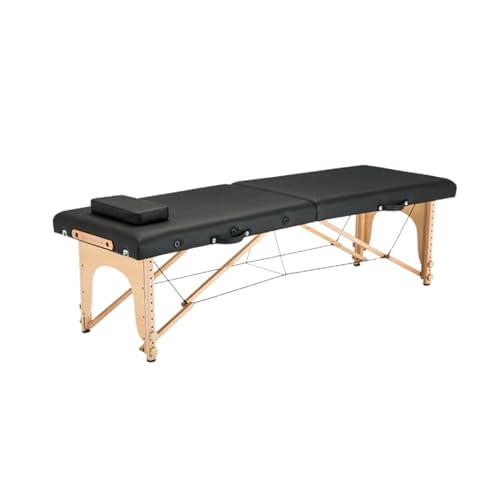 Genérico Cama de Masaje de Madera Liviana, Belleza Ajustable, Cama de Tatuaje y Terapia, Altura Ajustable, Adecuada for spas de Fisioterapia(Color 3)