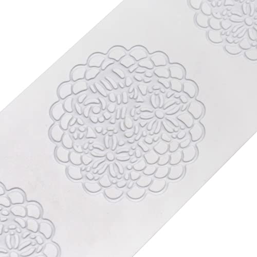 Flower Lace Silicone Mold Cake Side Decorating Mould Sugar Sieve Template Dessert Top Fondant Stencil Wedding Cake Decor Border Edge Molding Template Pattern Baking Cookie Pastry Decorating Tools #TOP5