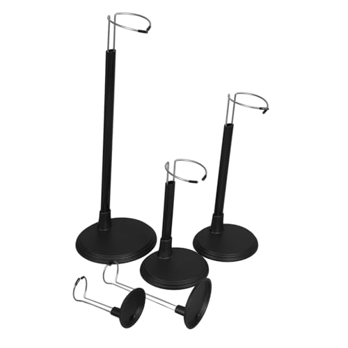 BESTonZON 5 Piezas Soportes Ajustables para Muñecas con Alturas Variadas para Exhibición y Estable de Figuras y Muñecas