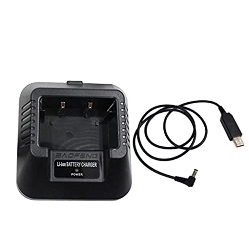 Image of LR Decor E-Shop USB Charger Adapter for for Baofeng 5R DM 5R BF F8+ BF F8 Ham Radios