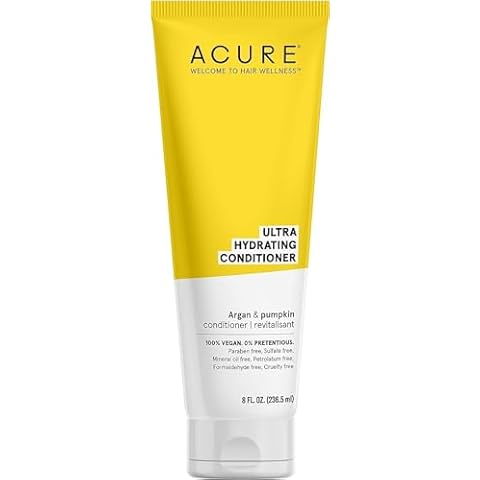 Acure Ultra Hydrating Conditioner | 100% Vegan | With Argan & Pumpkin | 8 Fl Oz Cover