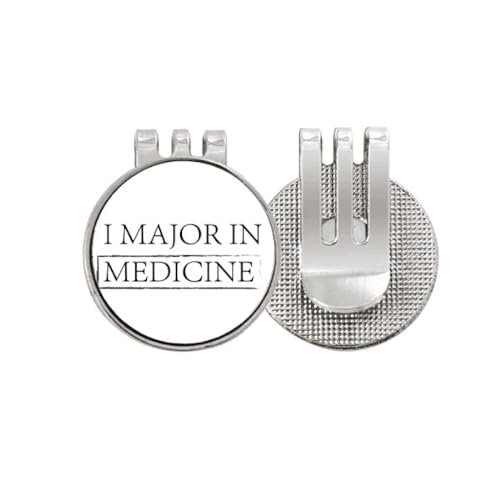 Marqueur de balle de golf I Major In Medicine pour vos parcours du week-end
