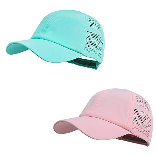 Image of HH HOFNEN Women Quick Drying Baseball Cap Sun Hat Unstructured Golf Hat