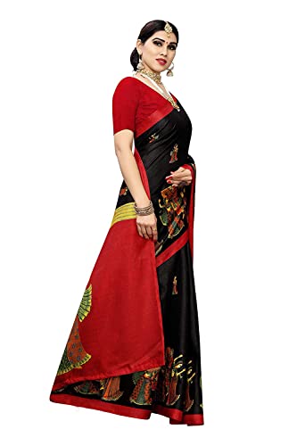 Yashika Women Art Silk Sarees SDPL-SDPL-RAJRANI, Black, One Size