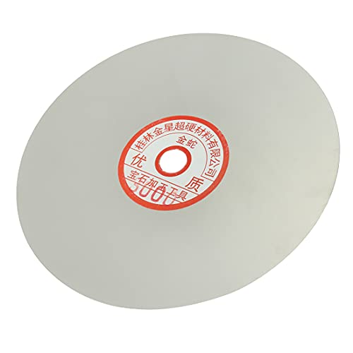 sourcingmap 6-inch Grit 3000 Diamond Coated Flat Lap Wheel Grinding Sanding Polishing Disc