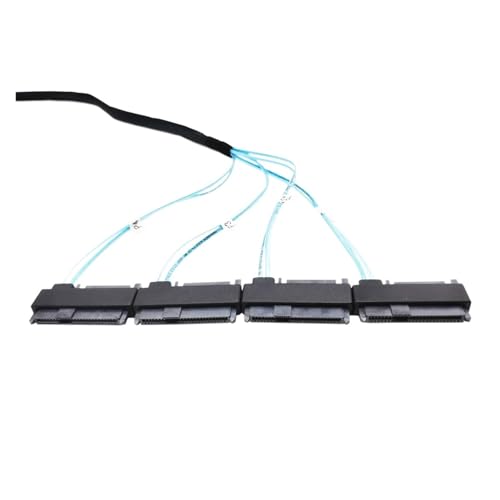Cable SFF8087 a S/AS SFF-8087 con adaptador de alimentación SATA 1m miniatura 4