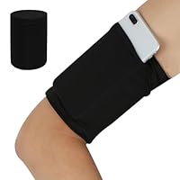 VZUHSW Armschlaufen-Armband-Halter für Handy, praktisch für Sport & Outdoor, passend für die meisten Geräte, schwarz - 1 Stück