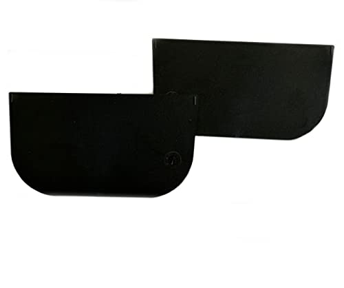 5 x CD410 Shallow Flow Drain Channel Drainage Plastic PVC Heavy Duty Including 2 x Endcaps for Water Rain Storm Shower Garden Driveway 1m