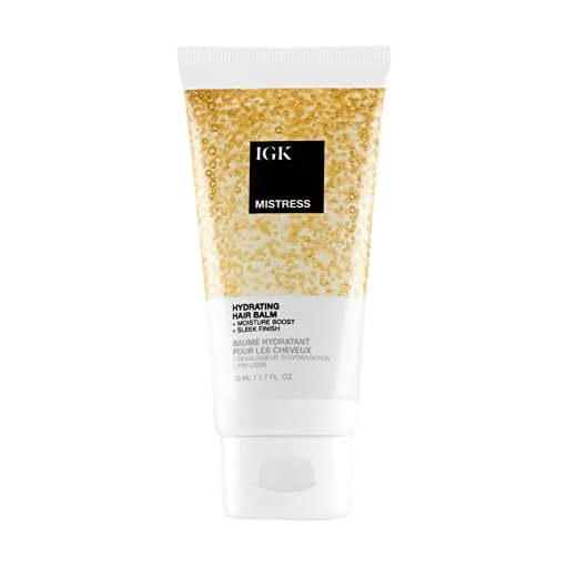 IGK MISTRESS Hydrating Hair Balm Travel | Lightweight + Frizz Control + Shine | Vegan + Cruelty Free | 1.7 Oz