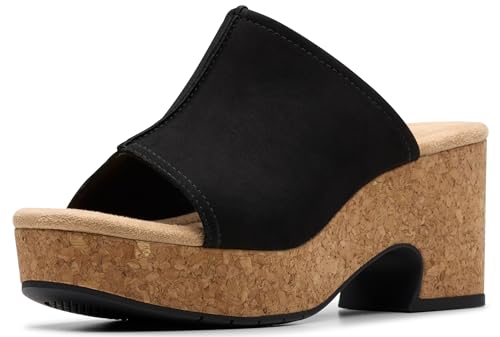 Image of Clarks Women's Nerisa Vine Cork Heeled Sandal