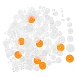 STOBOK 混装プラスチック歯車 用おもちゃ車 ギア修理パーツ ハンドクラフト補給品 多様なモーター適用可能 使いやすいモデ ランダムカラー