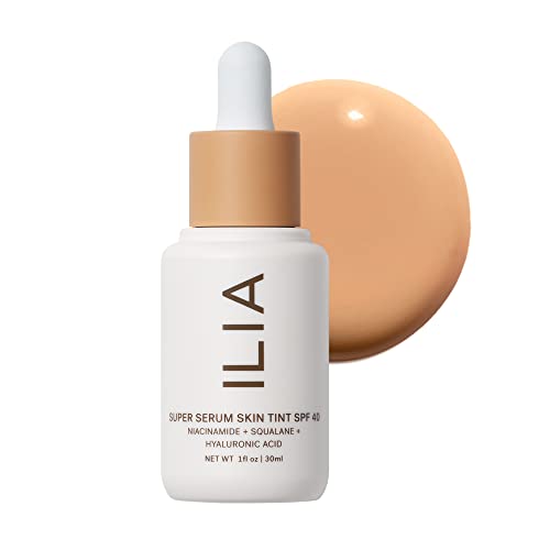 ILIA - Super Serum Skin Tint SPF 40 | Clinically-Proven, Non-Comedogenic, Vegan, Clean Beauty (Paloma ST9)