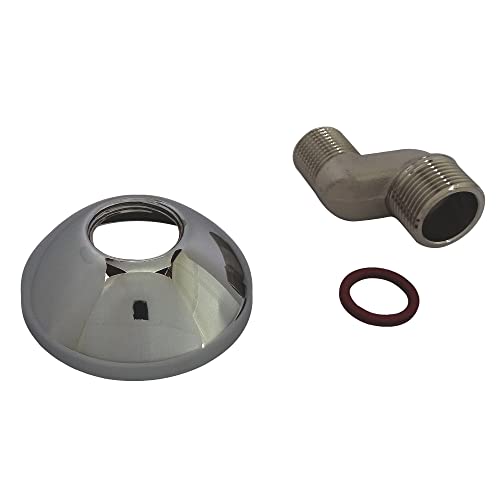 SOMATHERM for You 21 mm Chrome-Plated Eccentric Coupling M15/21-M20/27 with Integrated Rosette - Image 3